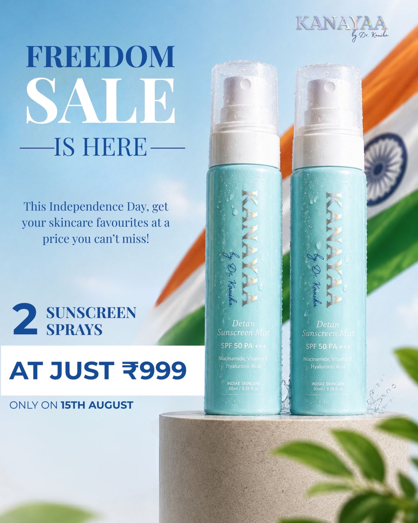 Kanayaa Detan Sunscreen Spray